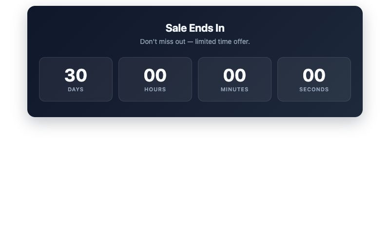 Countdown Timer