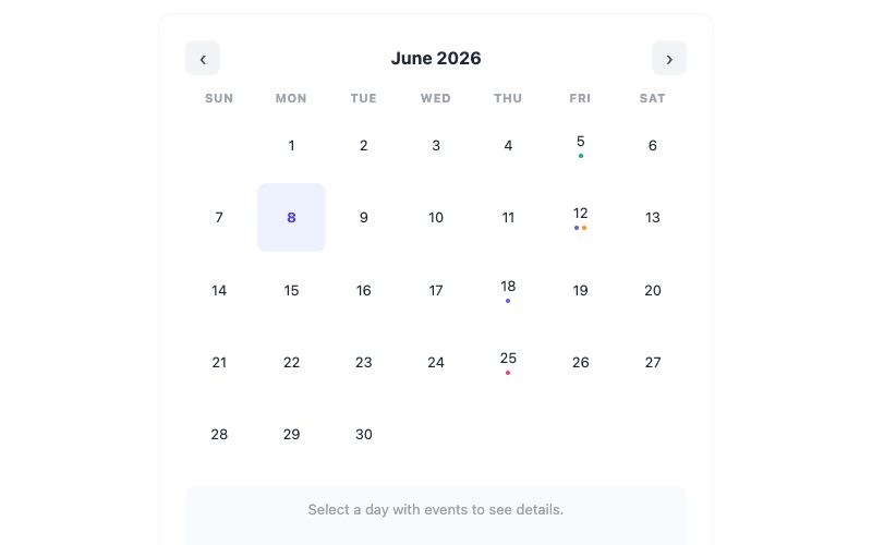 Event Calendar